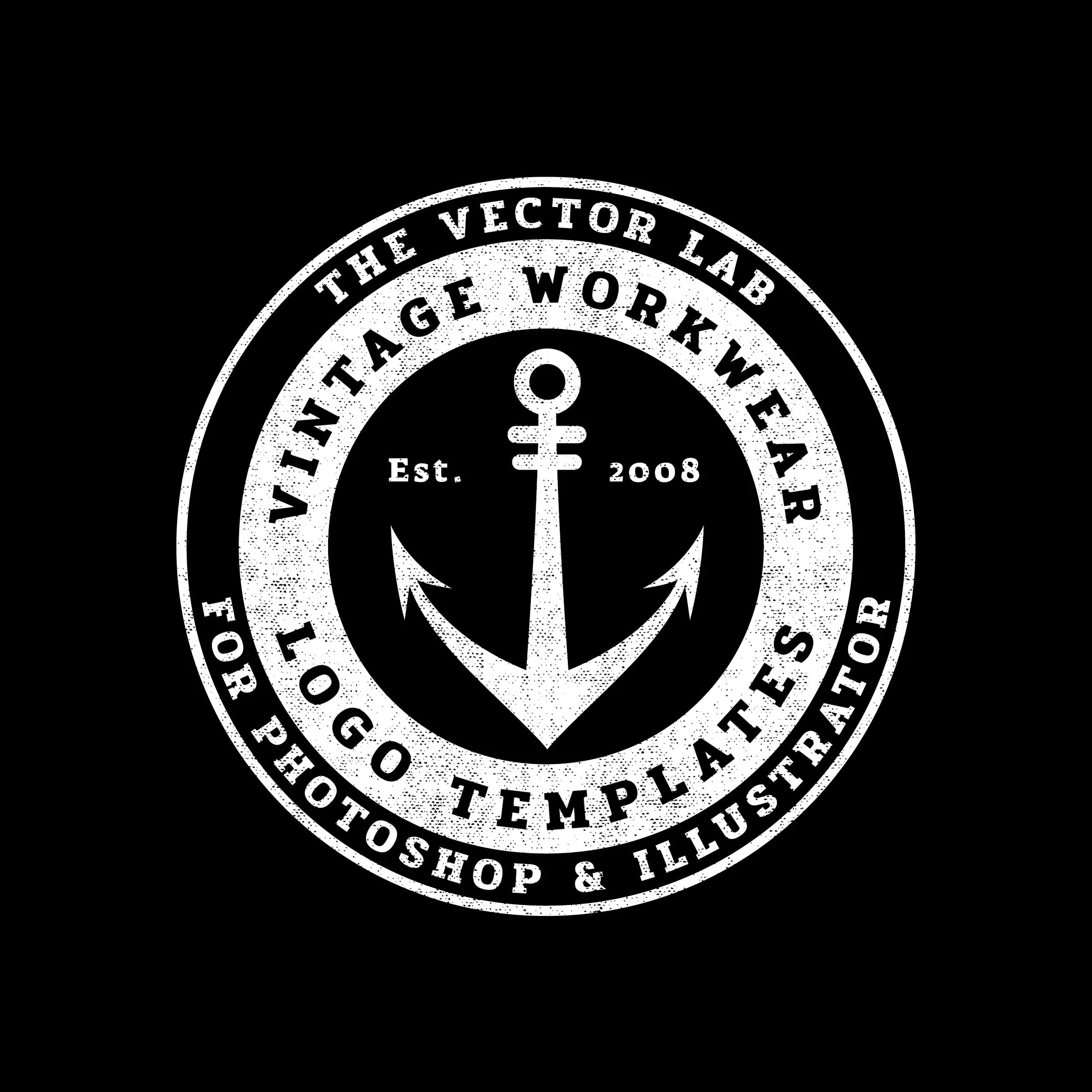 Vintage Workwear Logo Templates