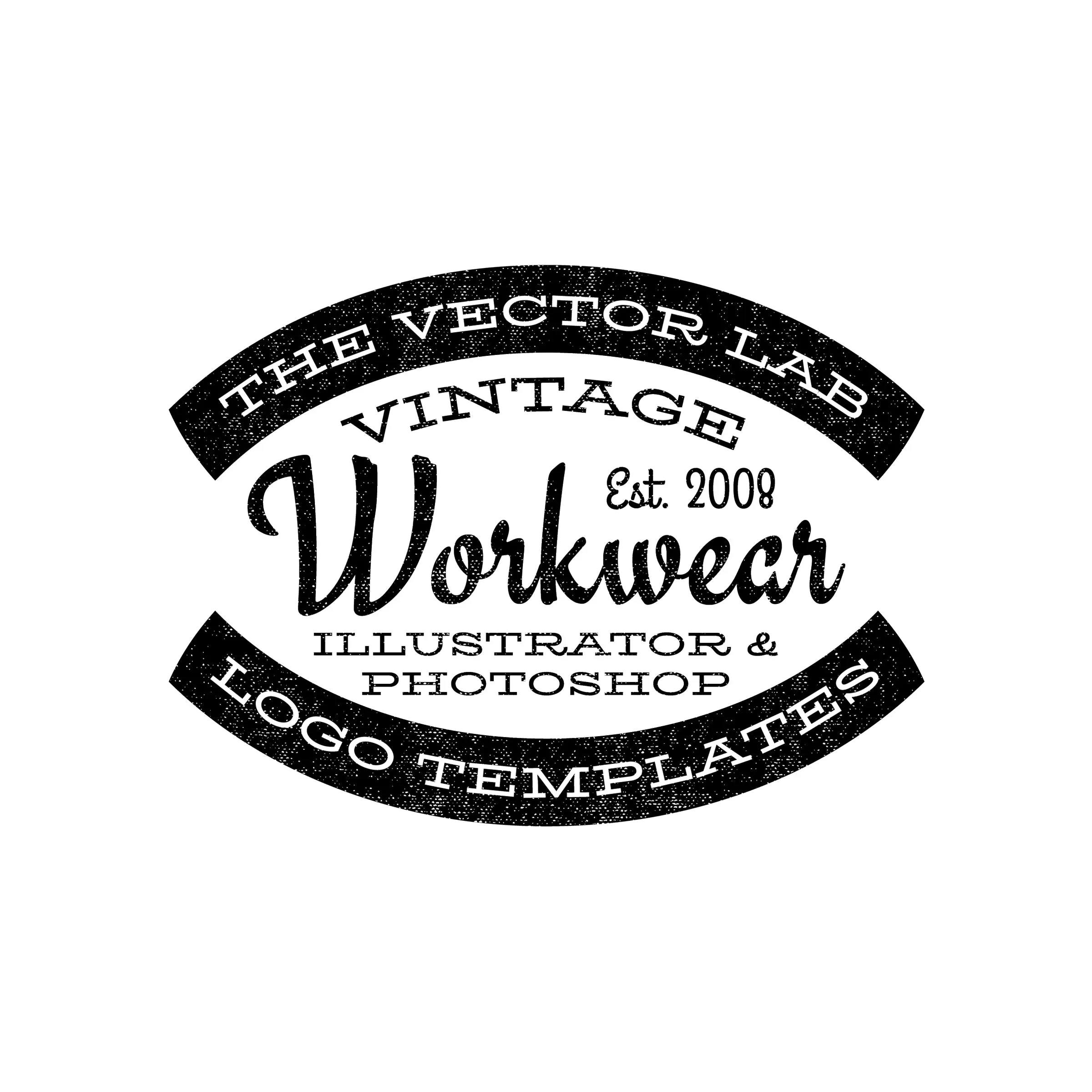 Vintage Workwear Logo Templates