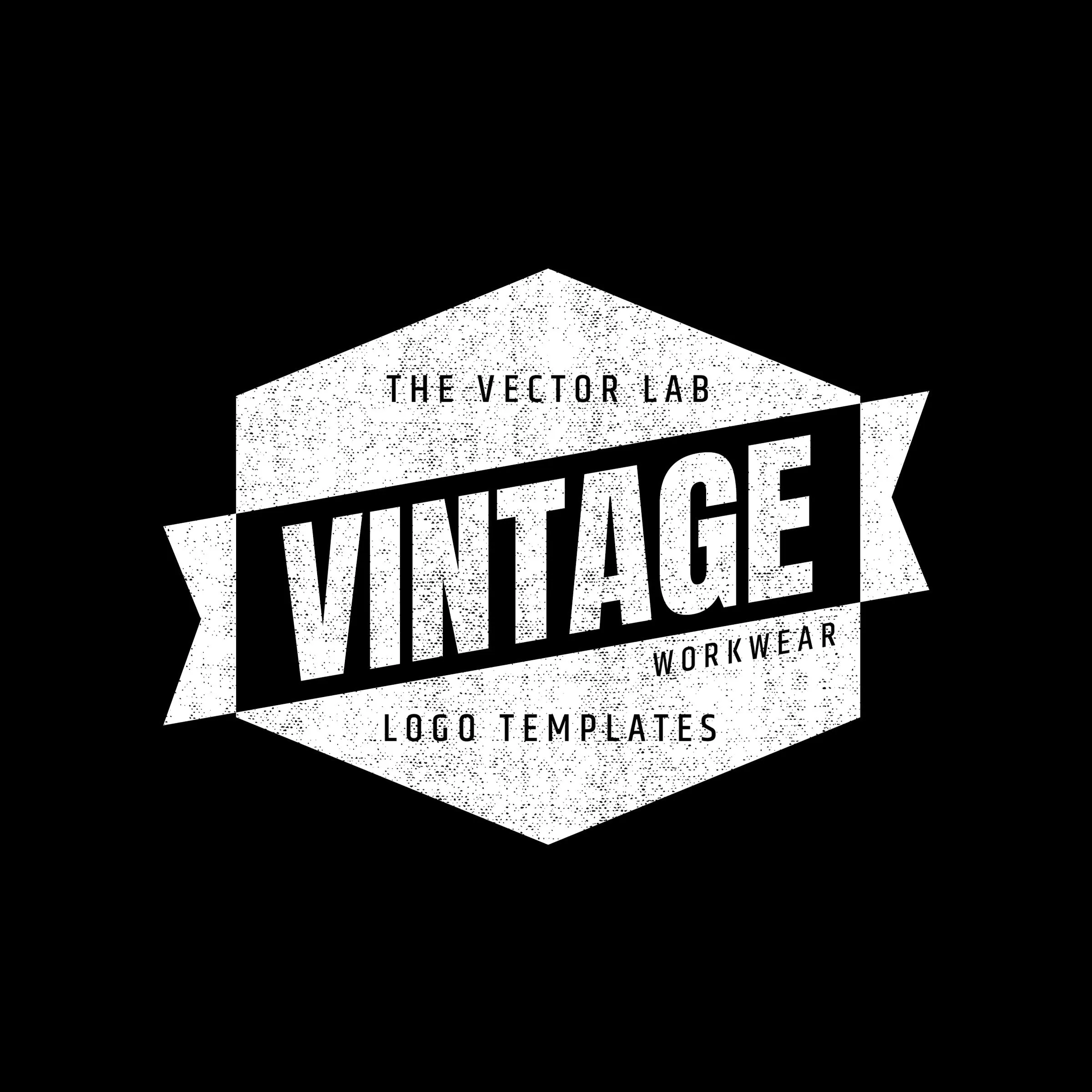 Vintage Workwear Logo Templates