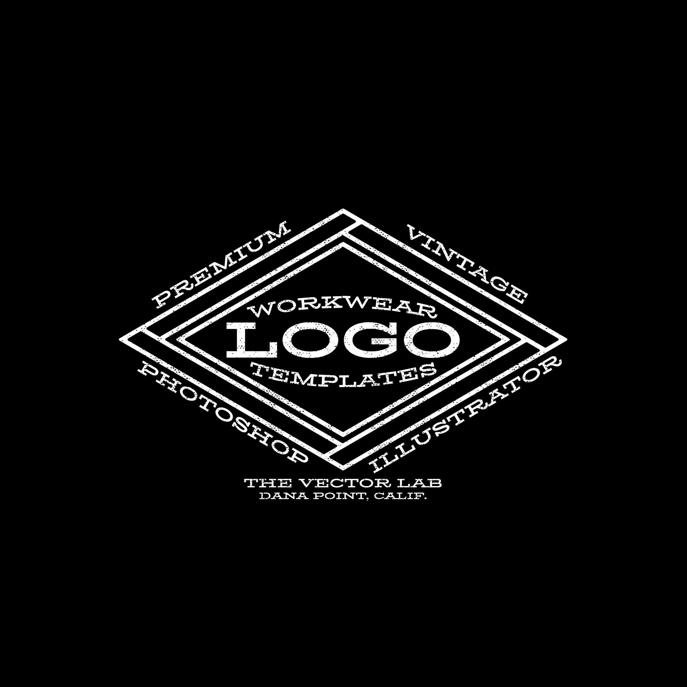 Vintage Workwear Logo Templates