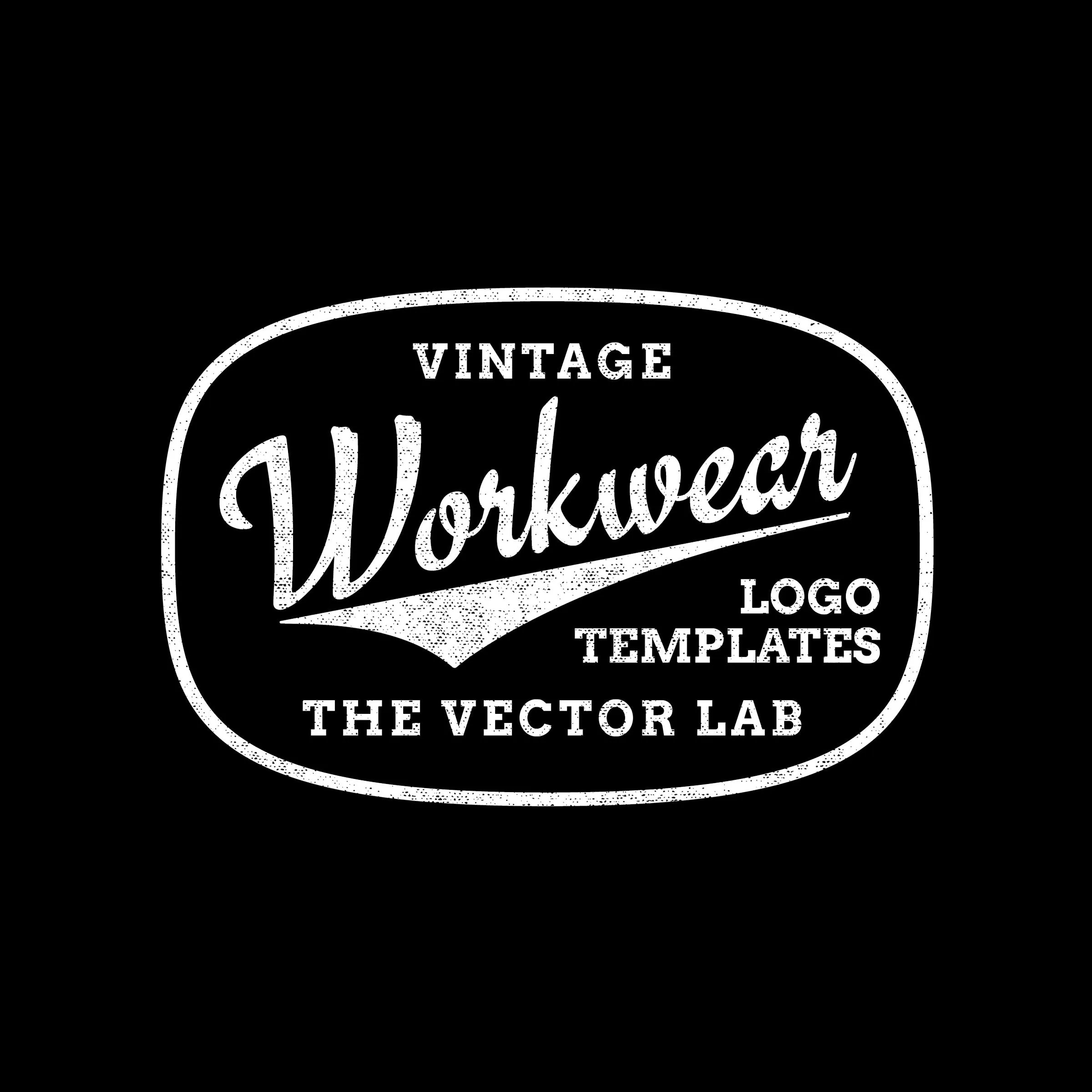 Vintage Workwear Logo Templates