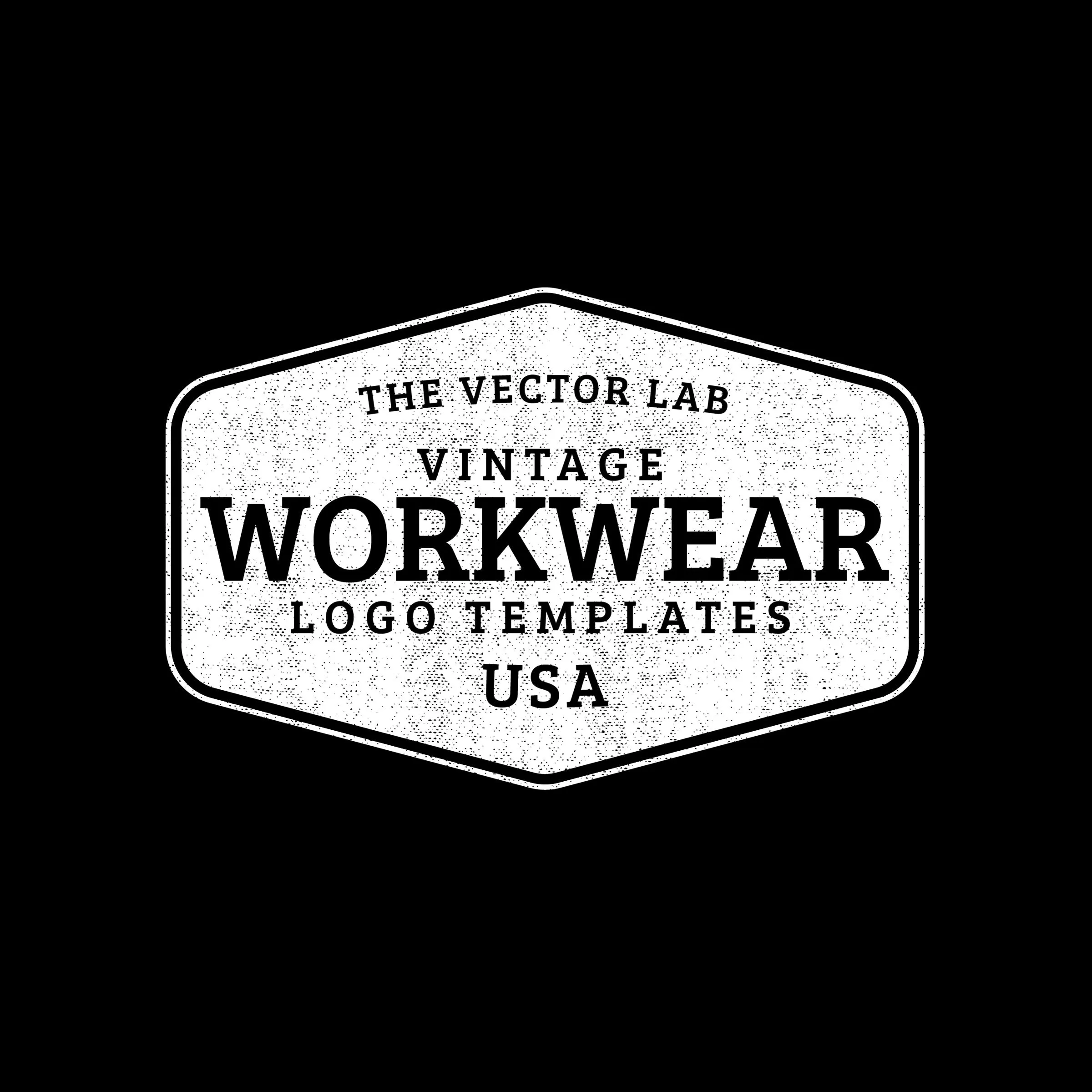 Vintage Workwear Logo Templates